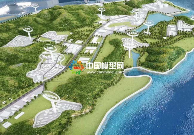 寧?？h強蛟鎮人文旅游規劃沙盤模型